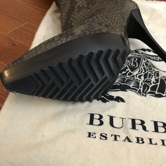 Burberry Python thigh high boots - Picture 5 of 5